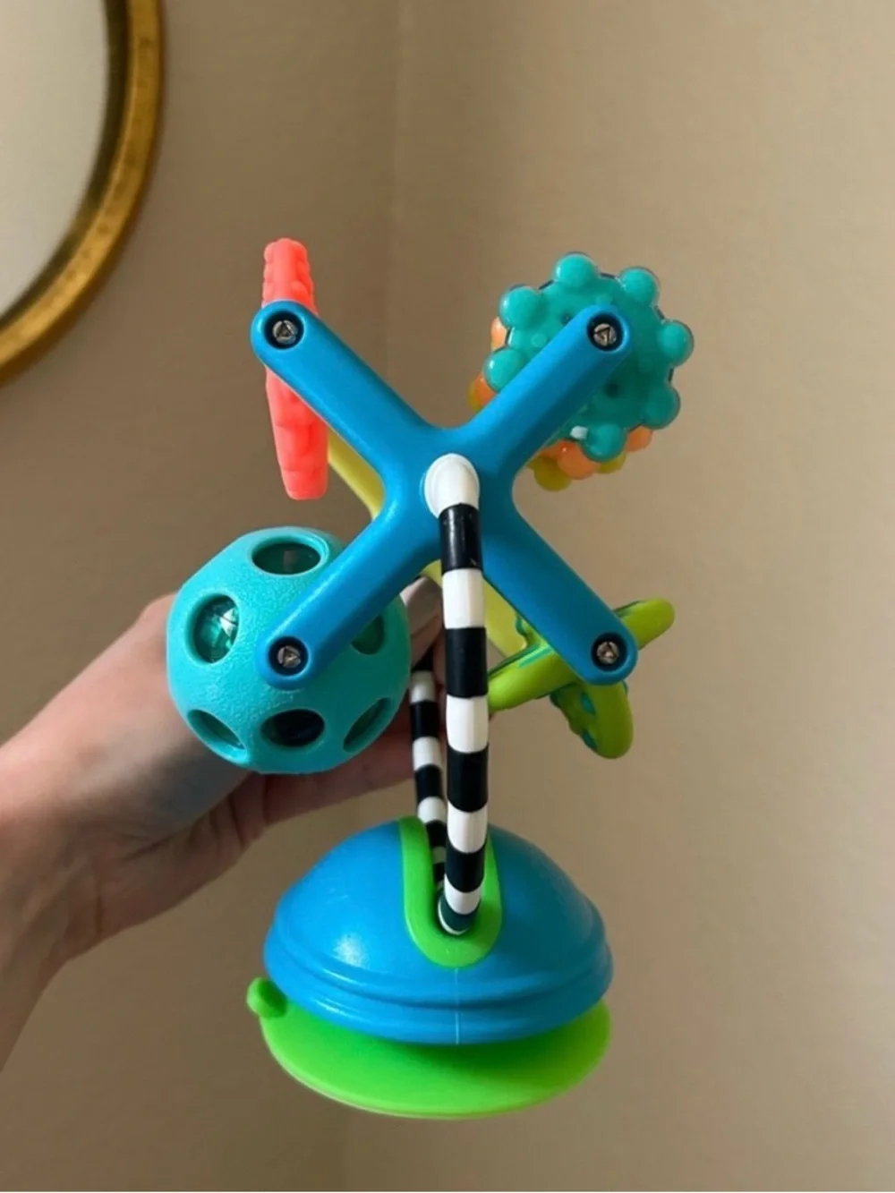 Colorful Sensory High Chair Toy 👶